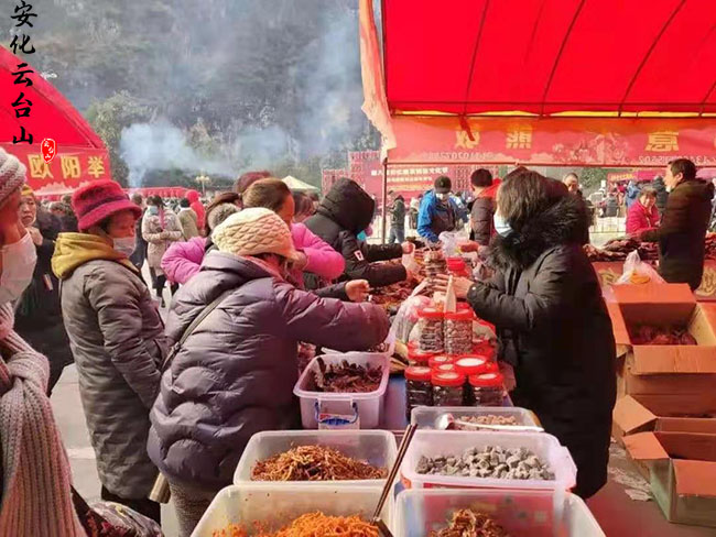 云台山风景区第二届年货节特产赶集年味浓