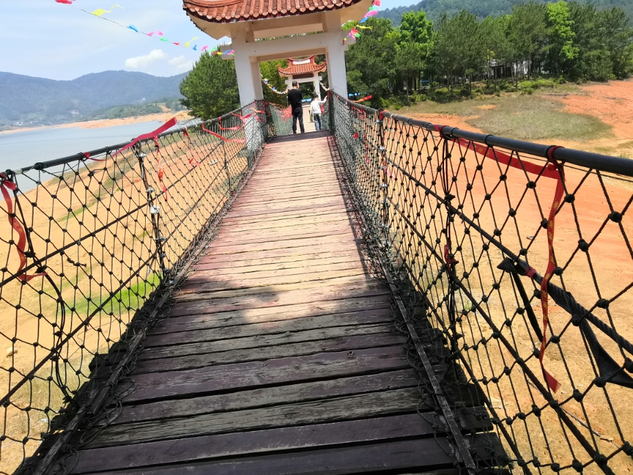 在翠屏湖游览锁岛_古田县游记_途牛