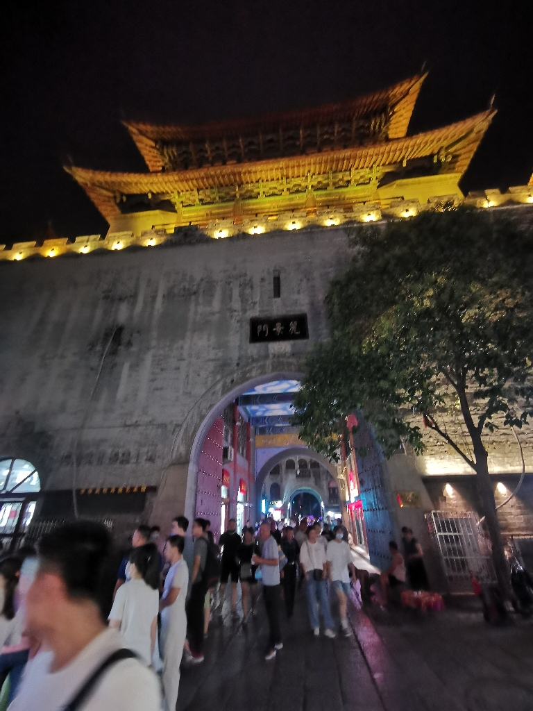 第四站 丽景门景区/洛阳老城景区 因为城楼会亮灯,晚上去比较美.