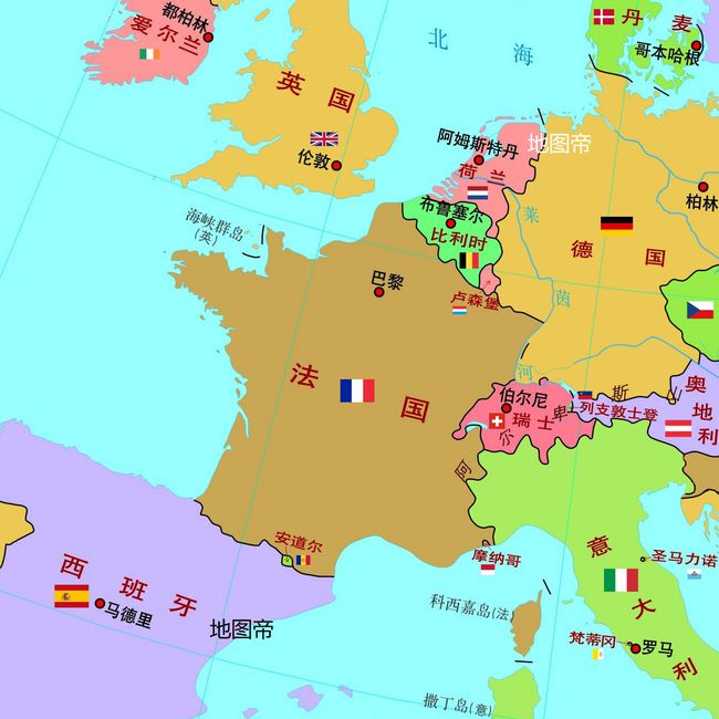 以上.从大陆看,德国的地理位置优于法国.