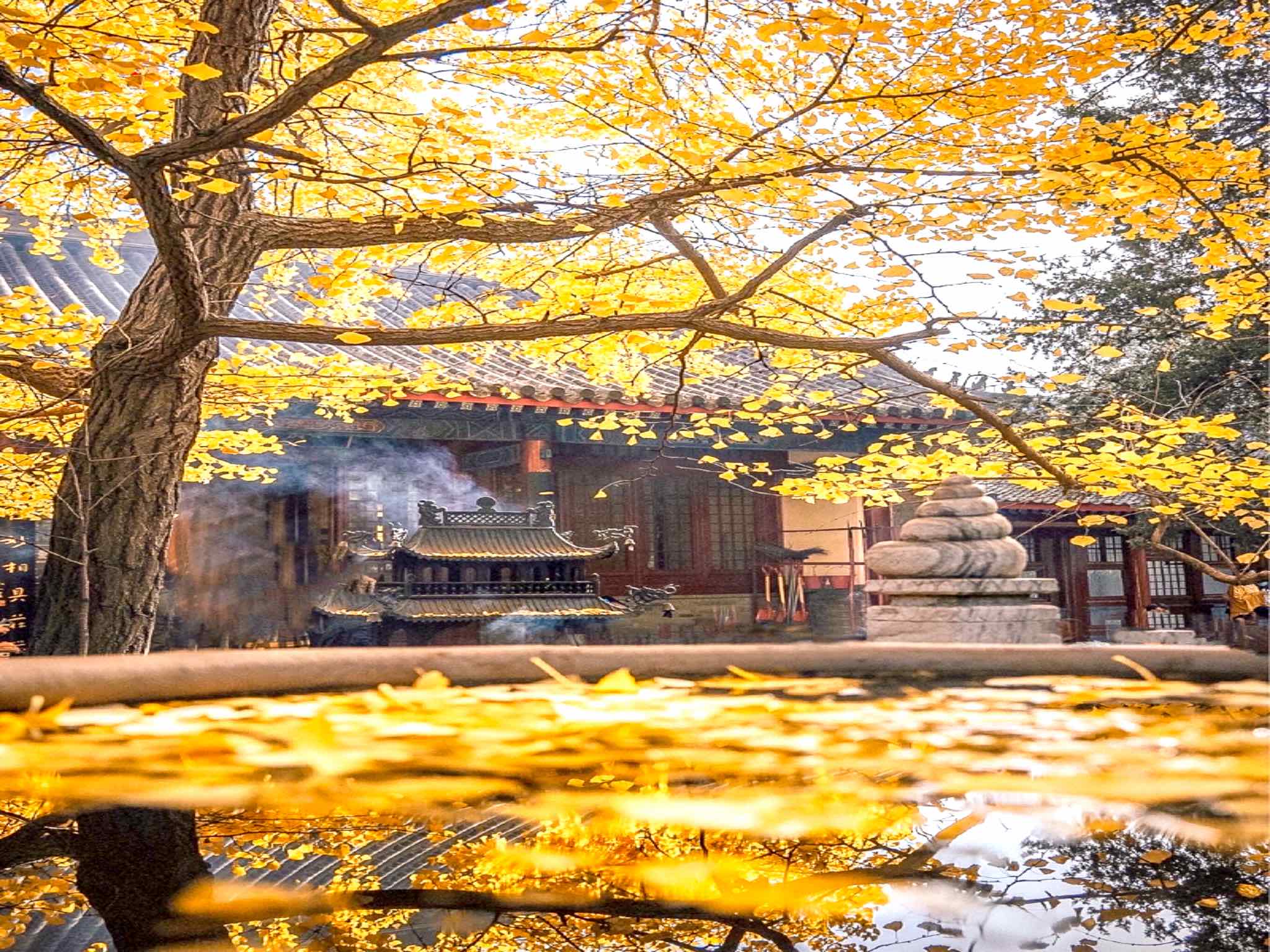  红螺寺1日游>千年古刹,秋高气爽,登高赏景,祈福纳祥,雁栖湖观景台