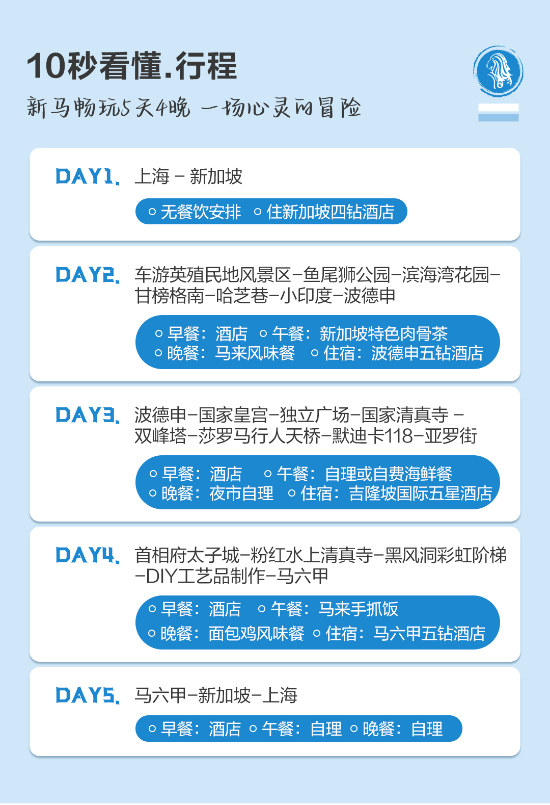 上海直飞国航正班机丨一次游两国丨马段全程五鉆酒店丨小资南洋风情丨享受特色美食