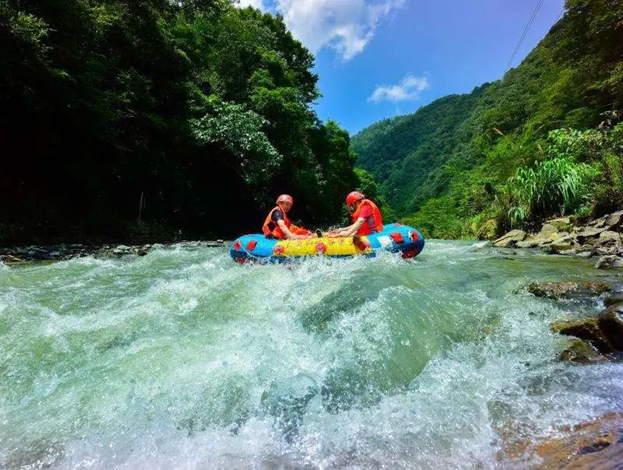 [端午] 河南济源王屋山漂流1日游>纯玩无购物,郑州往返,清凉夏日,体验
