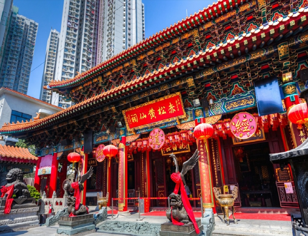                        黄大仙庙
