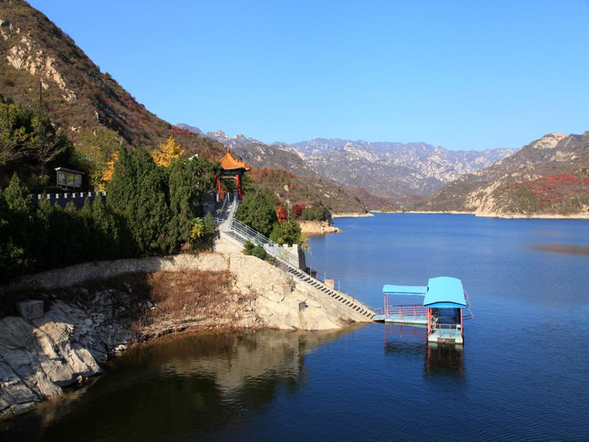  北京青龙峡景区1日游>周末踏青2至8人舒适纯玩小包团,观古长城踏青