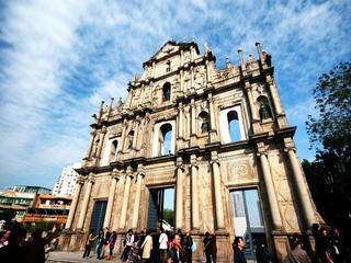 澳门大三巴 景点模块