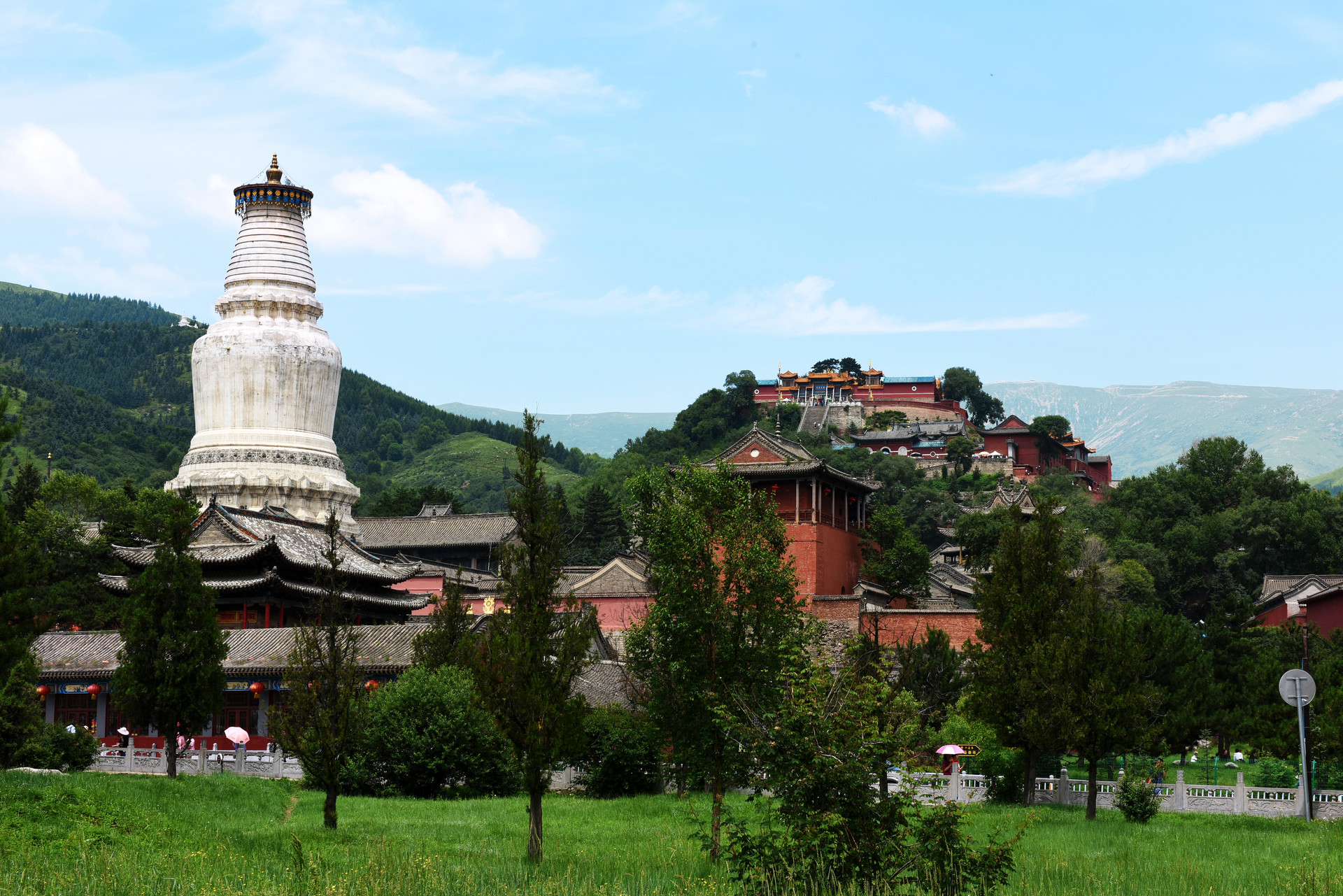 五台山五爷庙殊像寺罗睺寺广化寺一日游纯玩祈福之旅含30元特色素斋