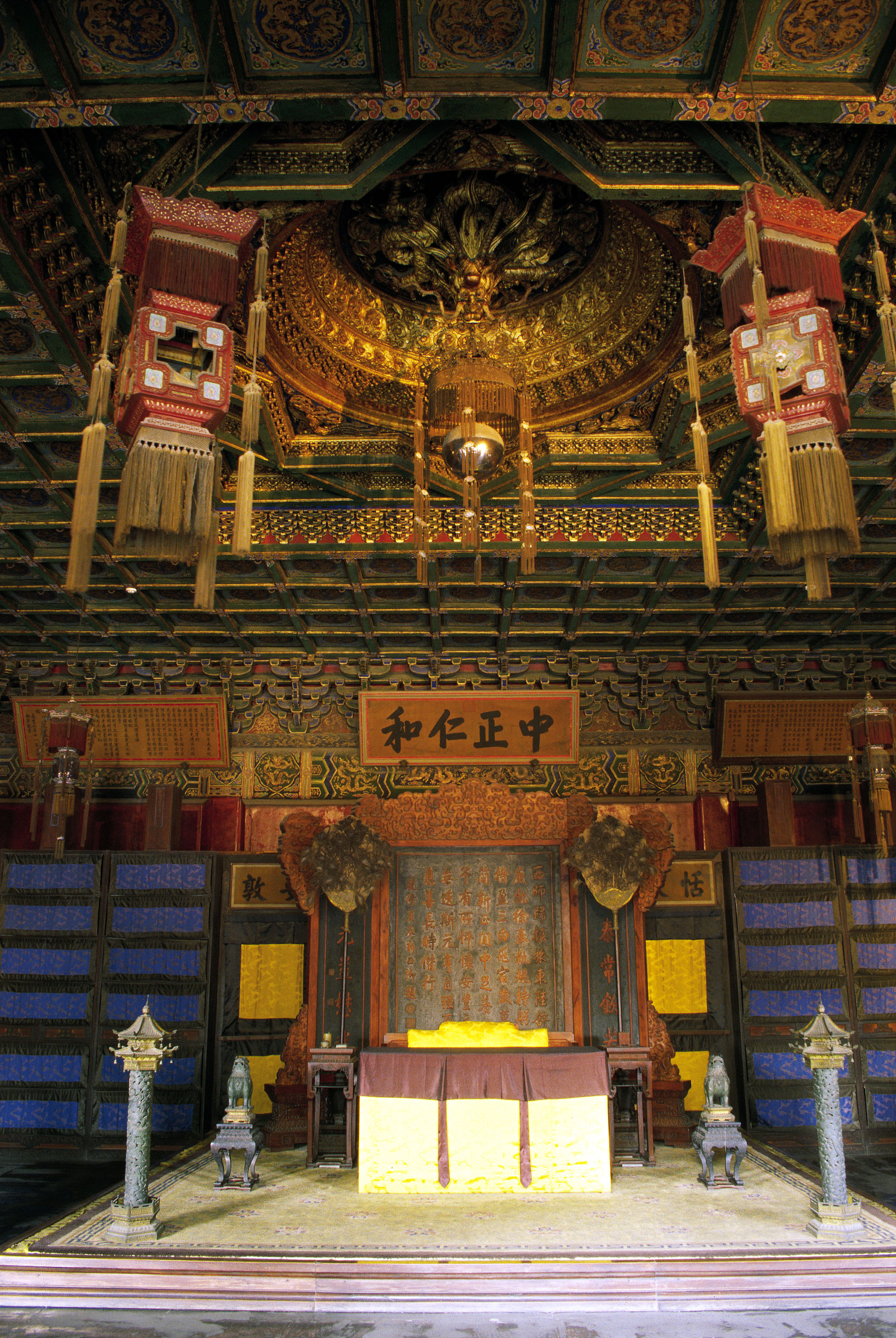 北京太和殿内部图片
