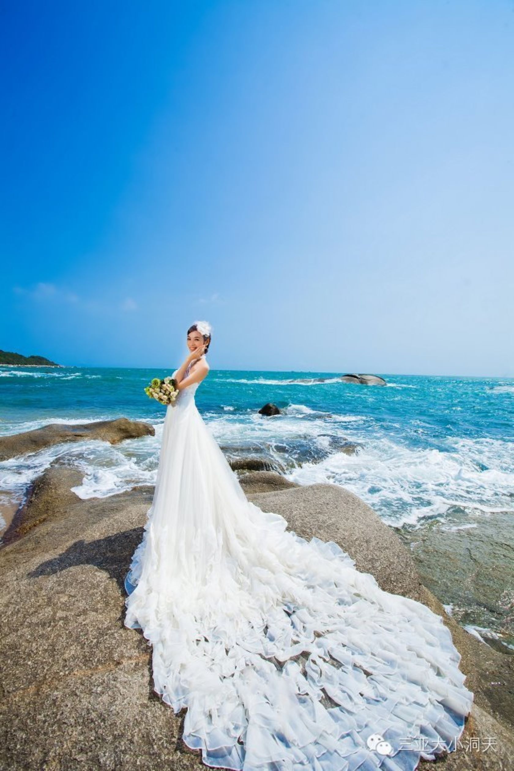 扬起爱情的风帆作一场唯美的旅行大小洞天婚纱摄影