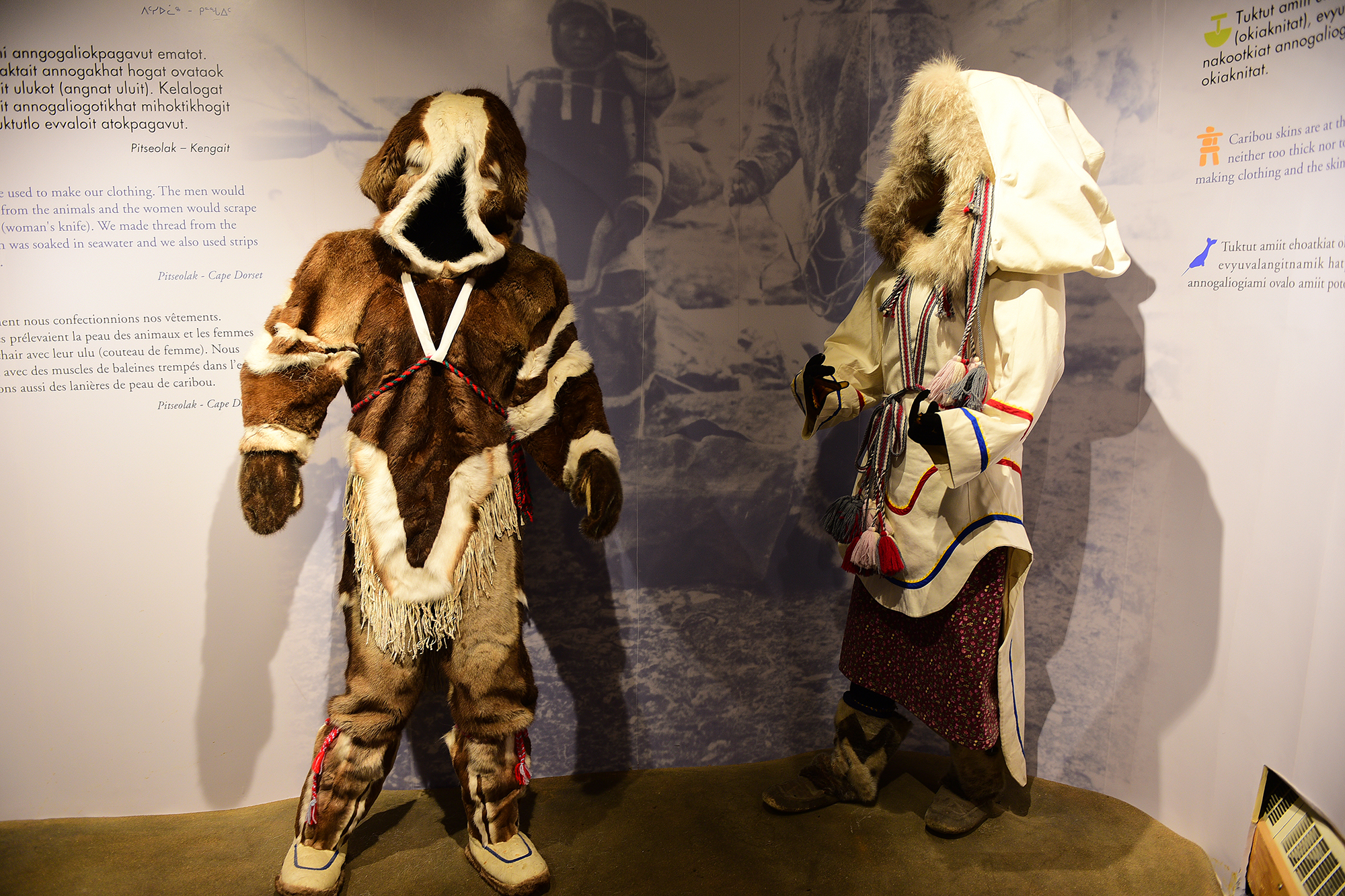 因纽特人的传统服饰图片