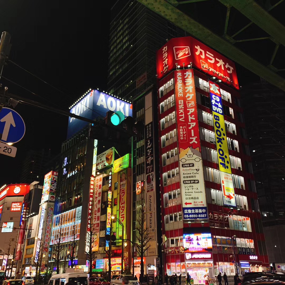 東京夜景,漂亮的摩天輪 