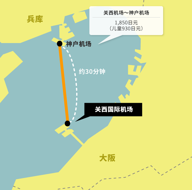 大阪关西国际机场地图图片