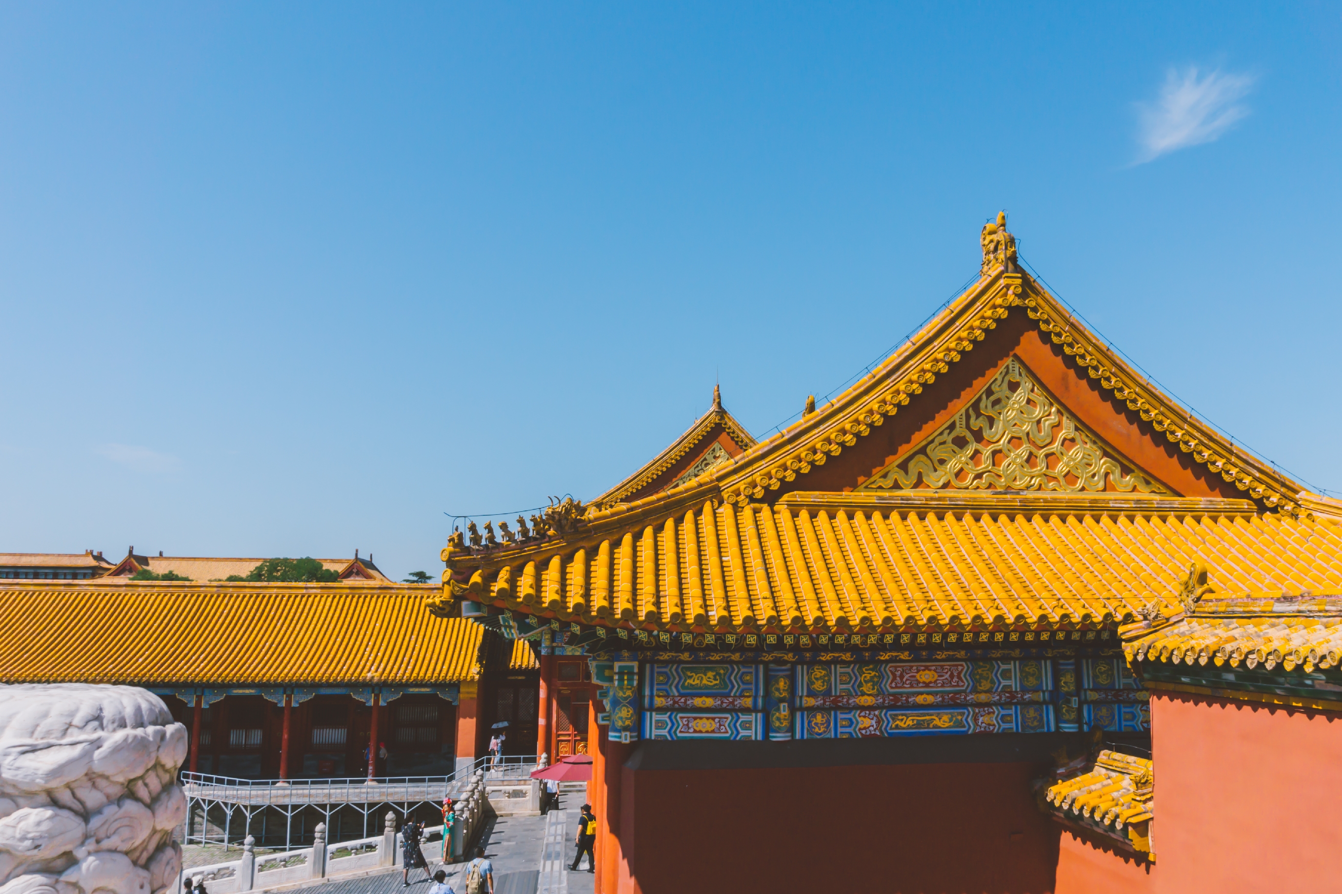 紫禁城游记,红墙黄瓦蓝天是最佳搭配_故宫动态_途牛