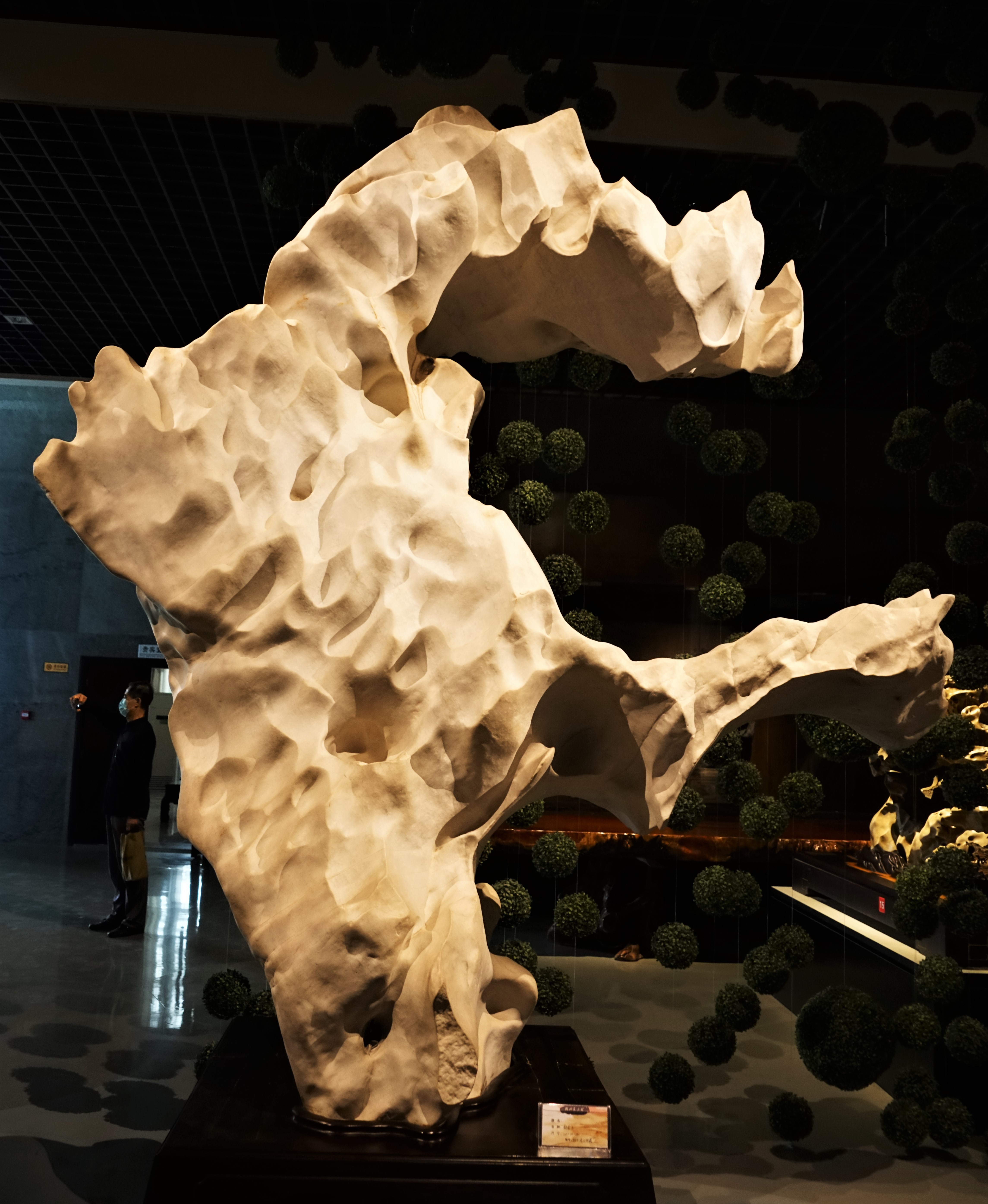 《奥运健将》都安石镇宅之宝《镇宅》摩尔石这方彩陶石题名为秋风瑟瑟