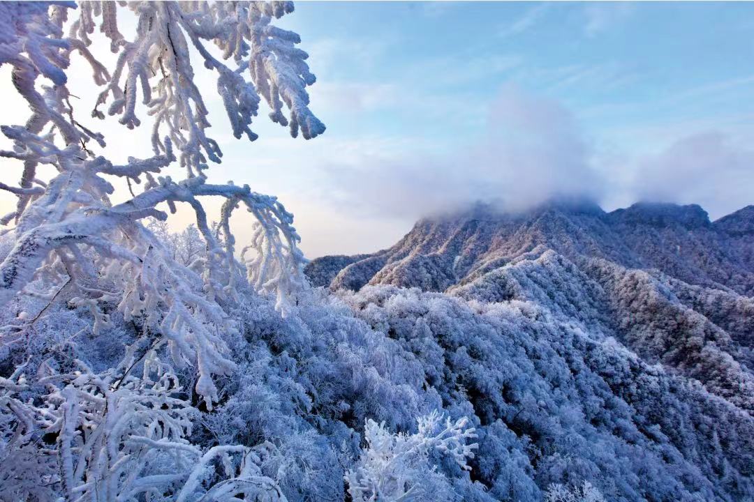 光雾山冬天景色图片