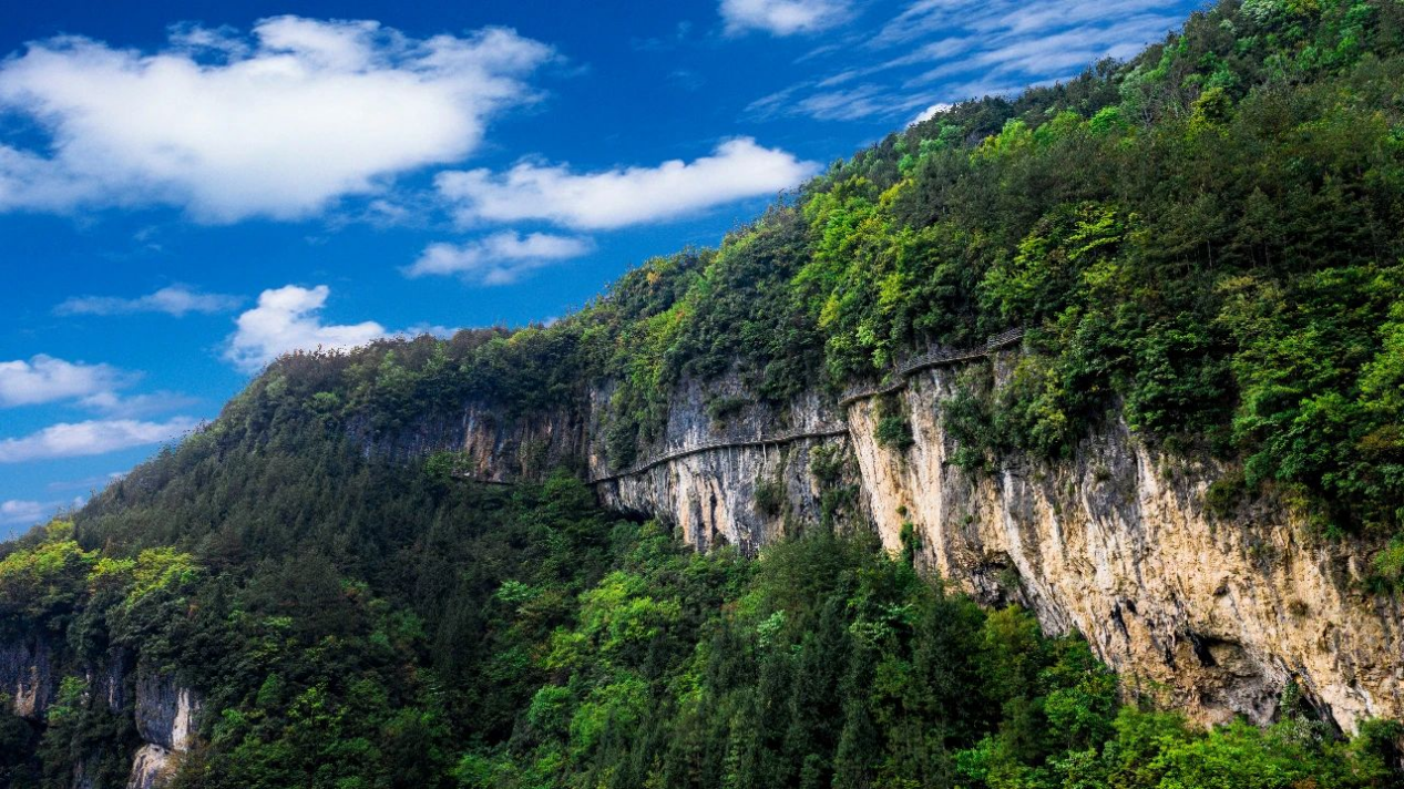 巴山大峡谷桃溪谷景区图片