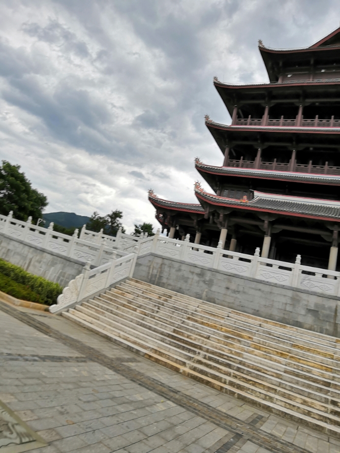 顺昌观静山的顺昌阁阁外精彩