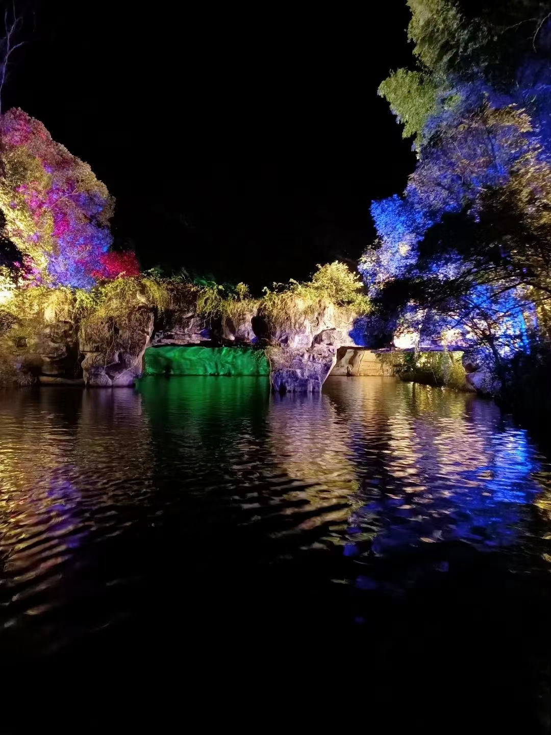 九龙潭夜景