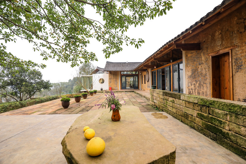 除了民宿体验,云林天乡还配有各种娱乐项目,可以在绿色的草坡上荡秋千