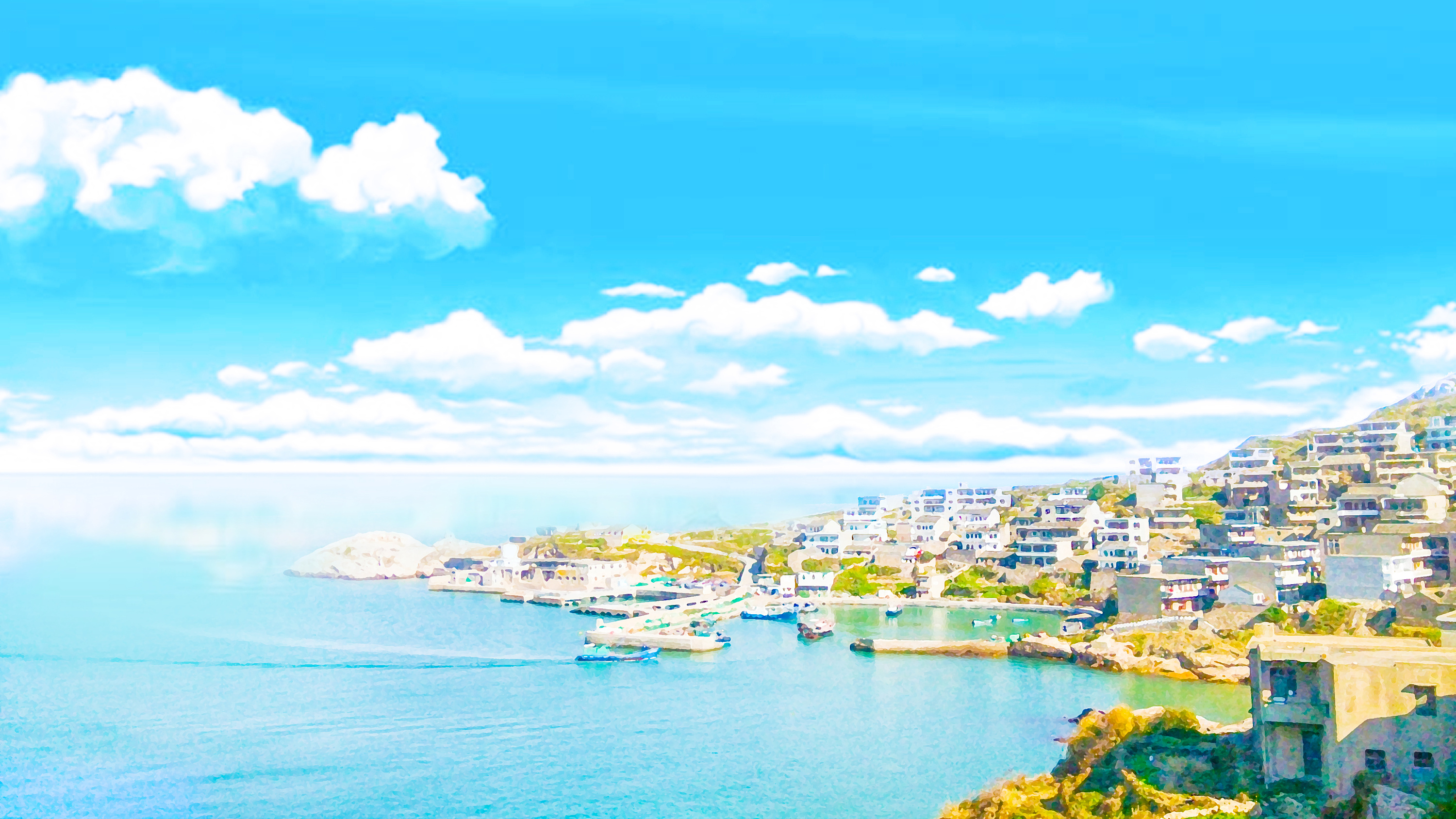 【舟山·花鸟岛】蓝白梦境,中国の圣托里尼