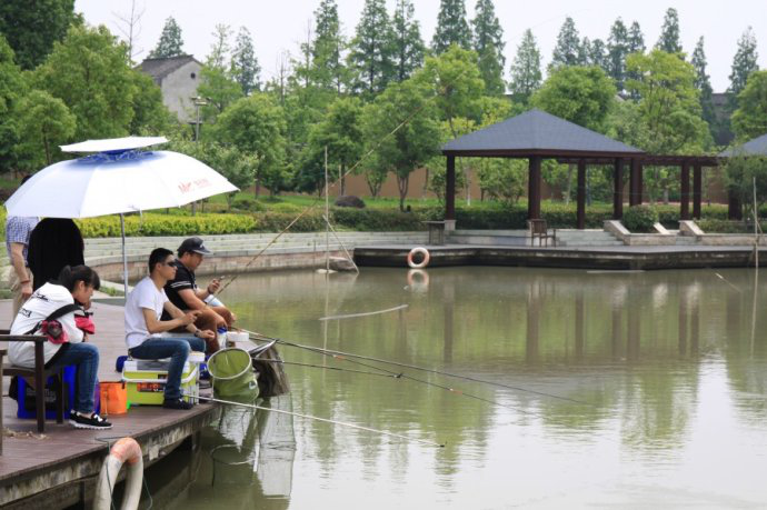 五一小长假来重庆市北碚区龙车村享农家乐钓鱼之趣味
