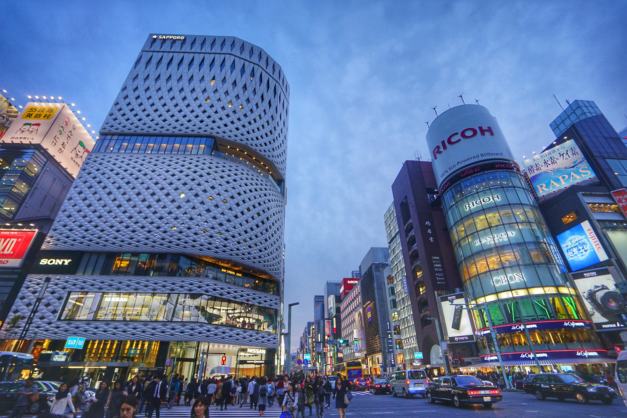 繁华银座,据说是亚洲最贵的地方_东京游记_途牛