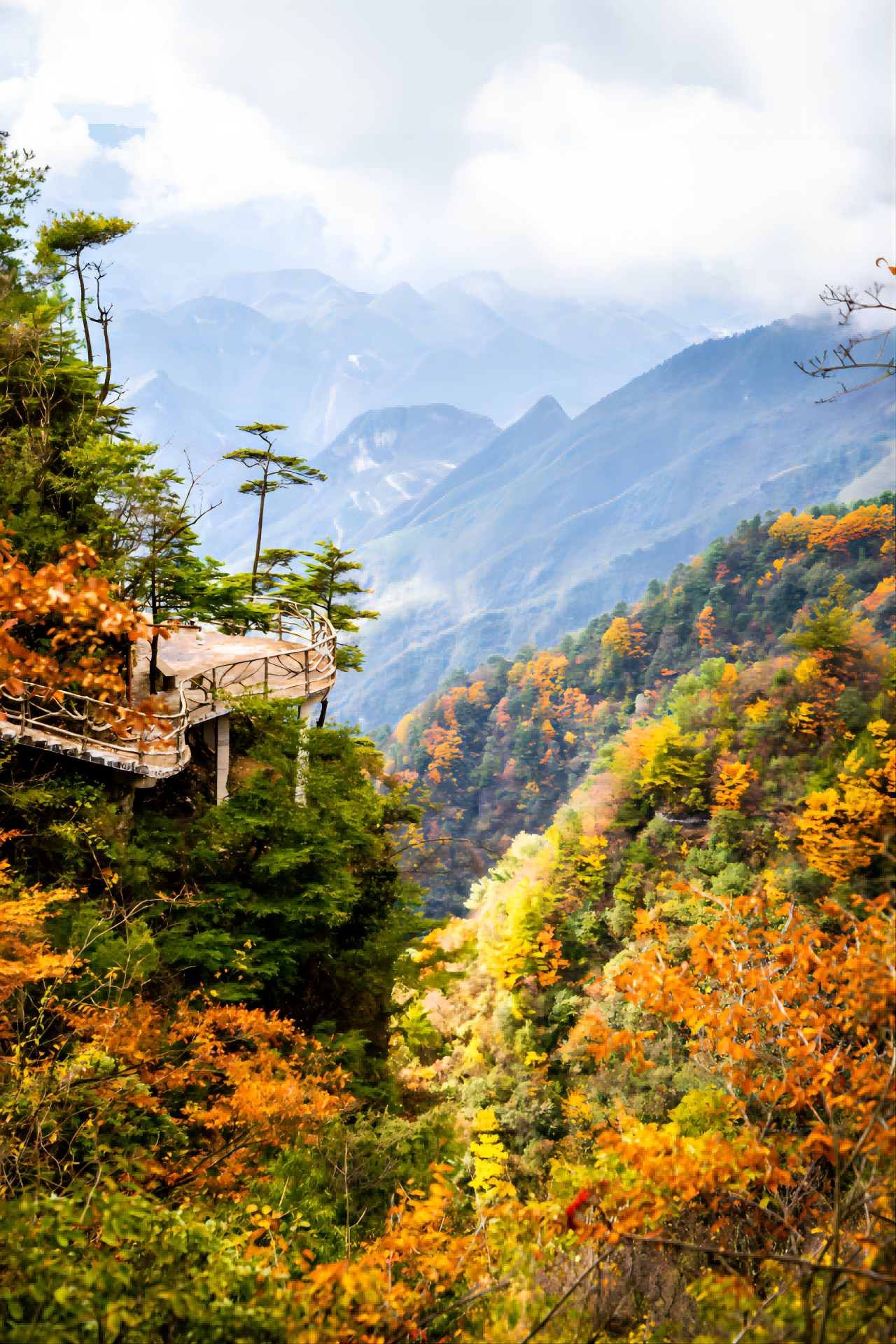 巴山大峡谷照片图片