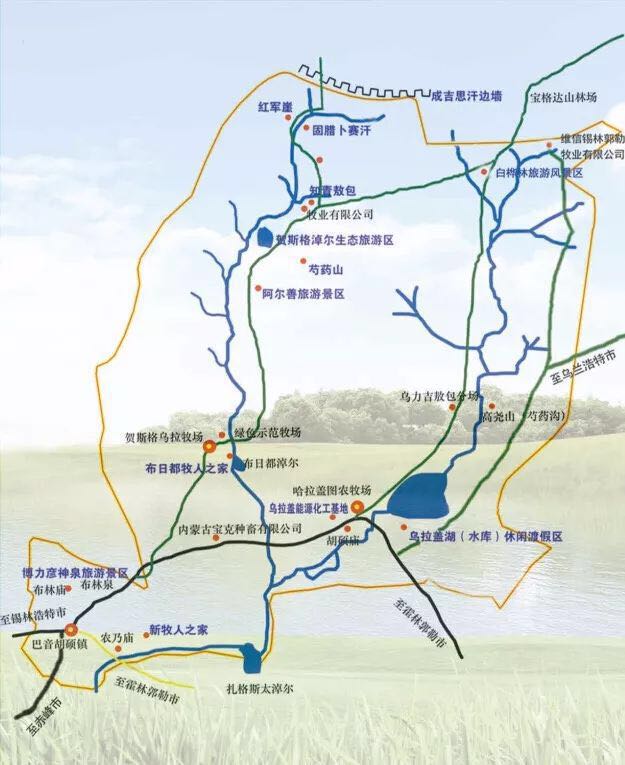 锡林郭勒草原地理位置图片