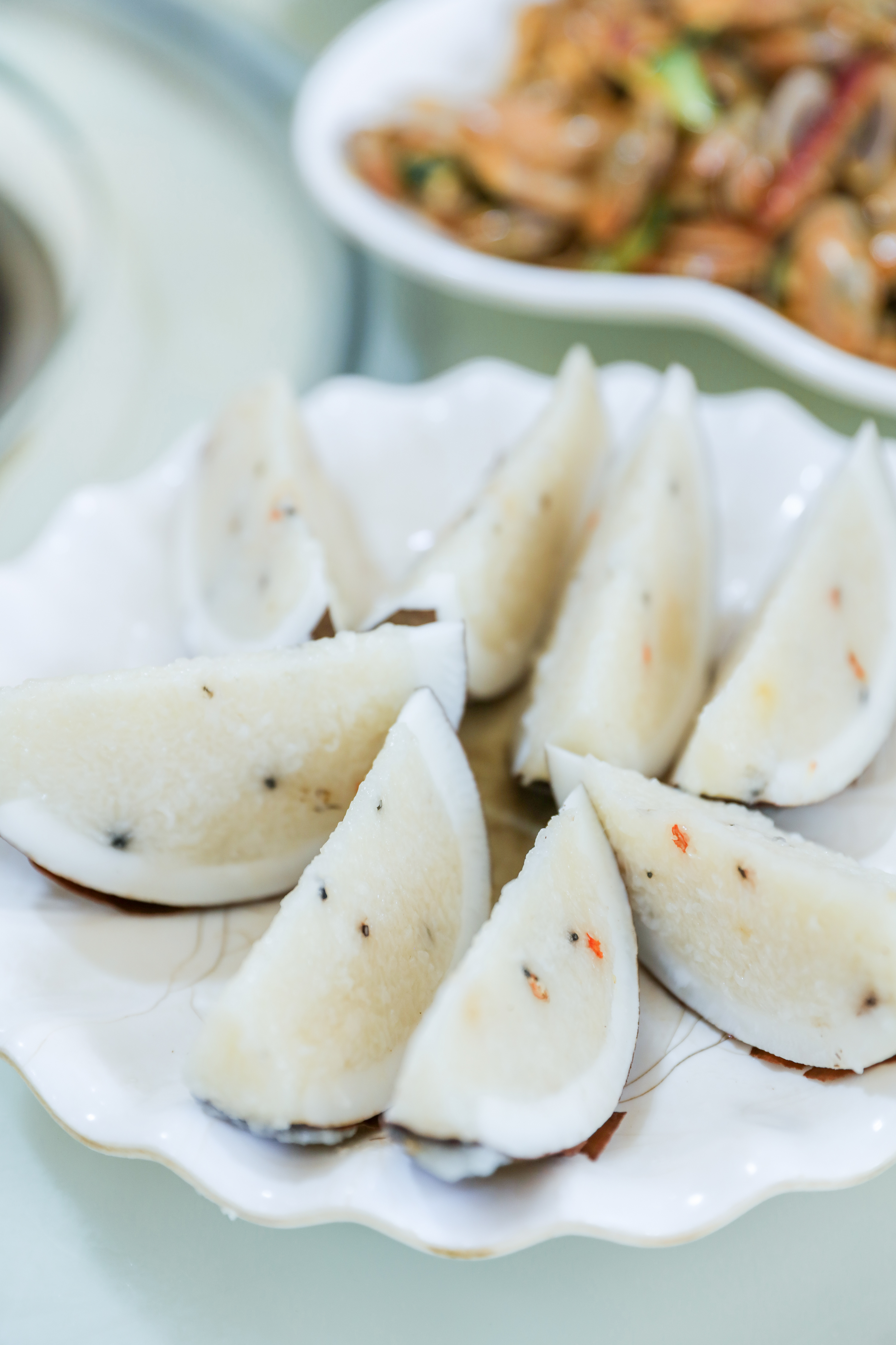 海南 椰子饭,第一次吃椰子饭,很好吃,里面