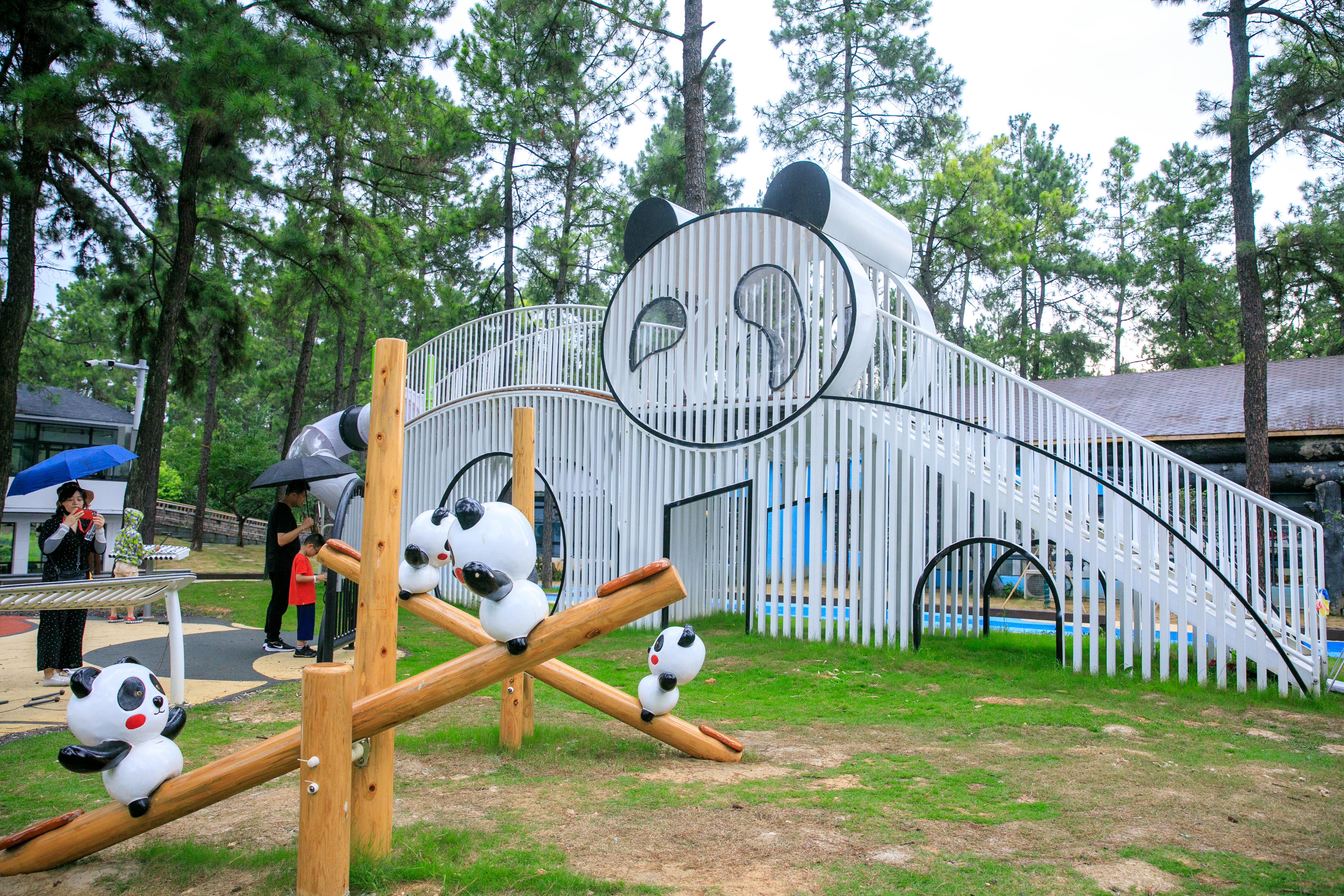 安吉竹博园消暑纳凉好去处看炫酷水影秀