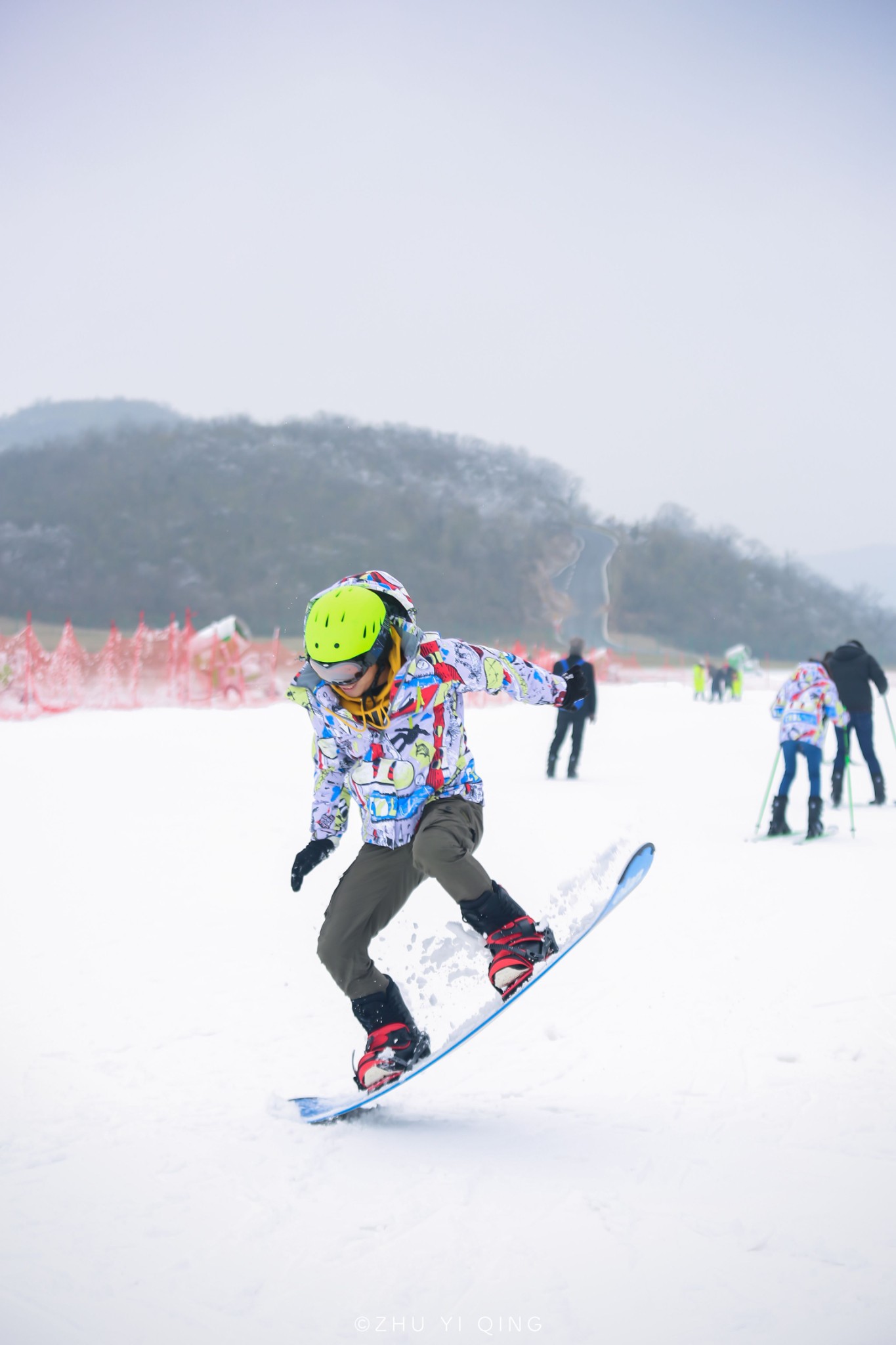 安吉云上草原滑雪记属于江南的滑雪速度与激情