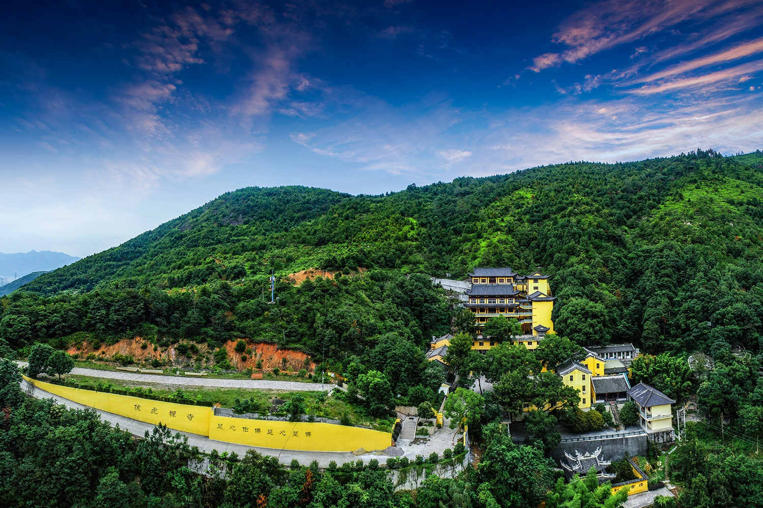 用上帝之眼畅游温州生态园仙岩景区尽情感受绿的魅力