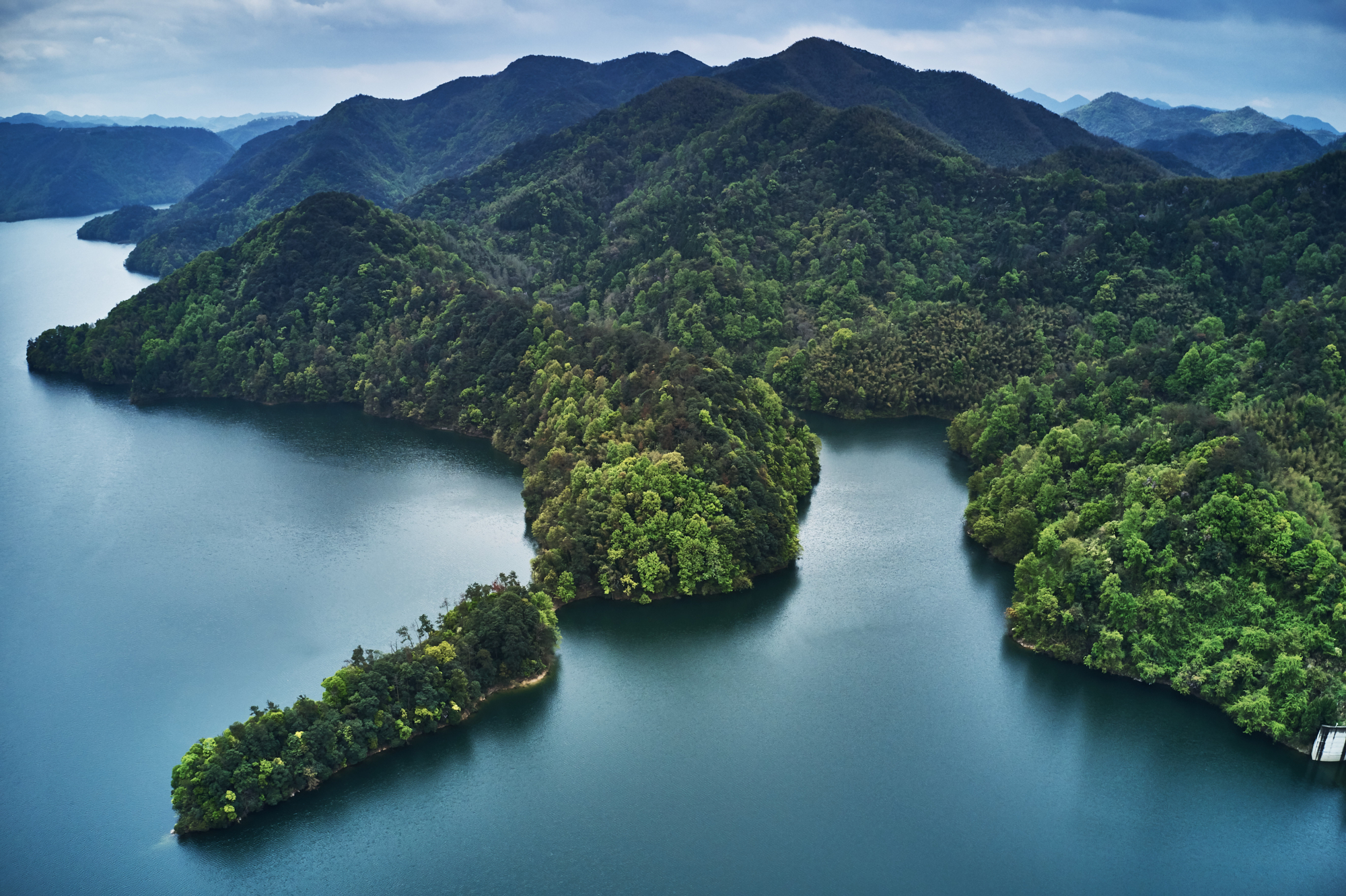 绍兴南山湖风景区图片