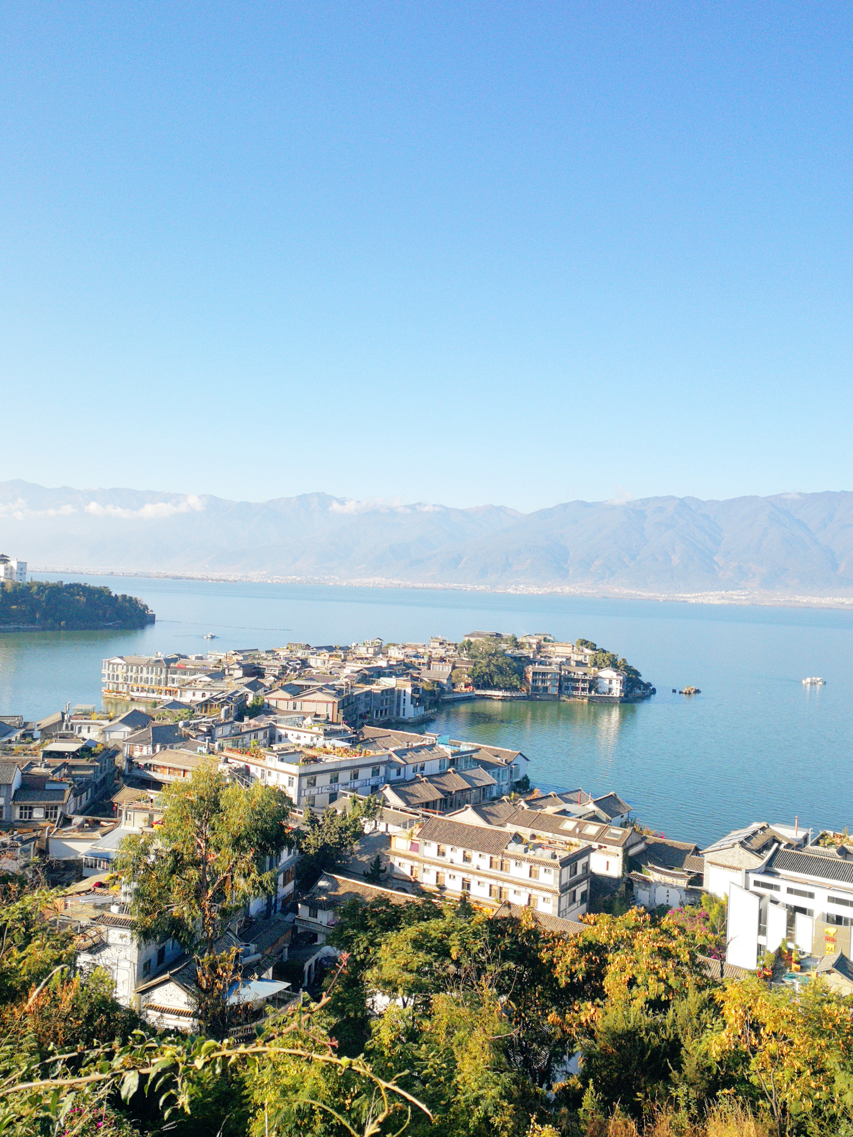 洱海周边景点位置图 环游洱海,赏湖光山色    