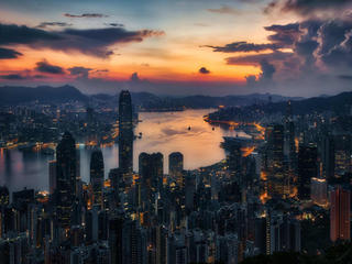 维多利亚港 景点模块