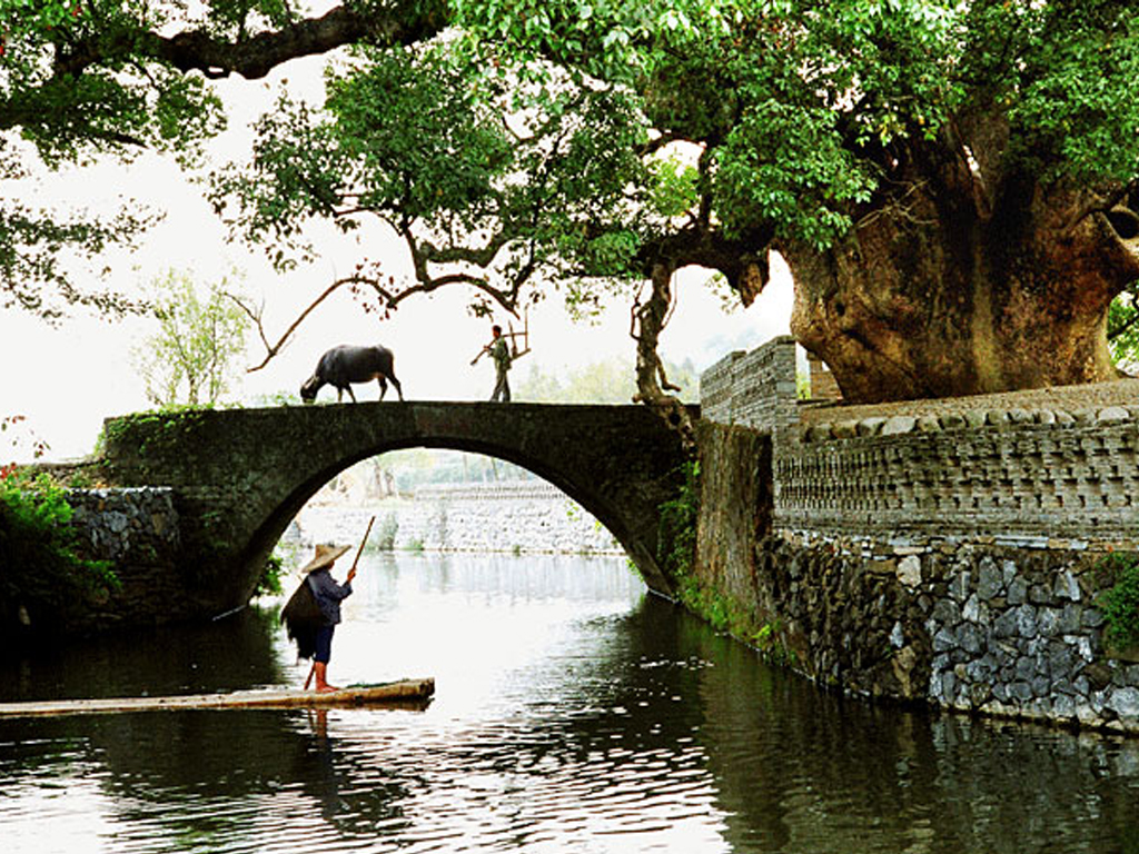  婺源思溪延村-彩虹桥-严田古樟1日游>山水风光赏红叶婺源发团