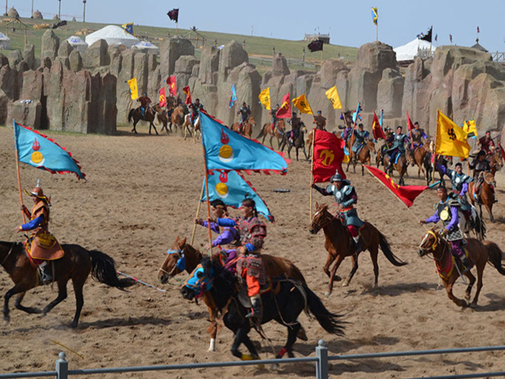 大型实景剧演出——漠南传奇