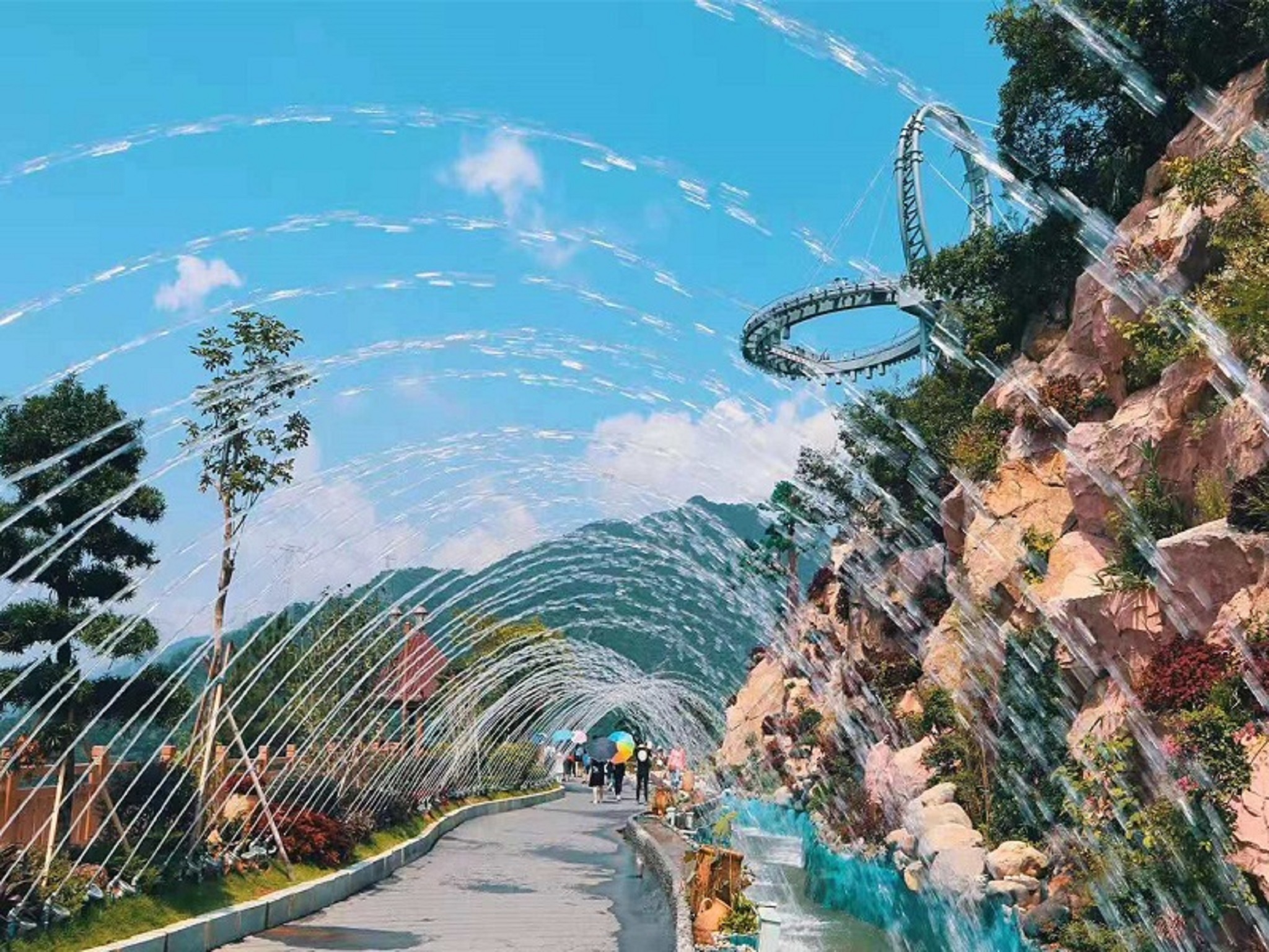  清远黄腾峡 英德云海碱泉2日游>黄腾峡十八瀑,勇士漂或天门悬廊,无限