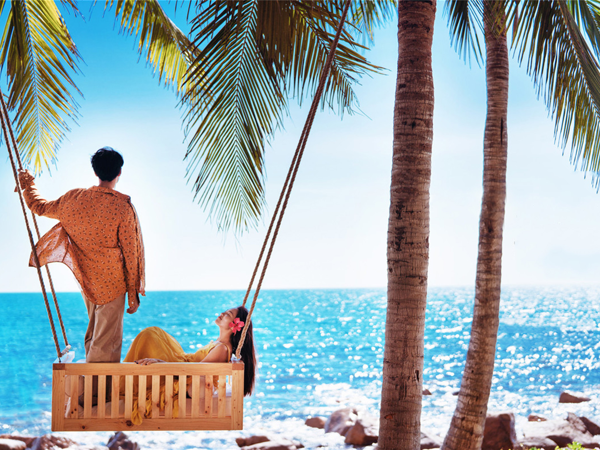 <海南三亚5日当地游>家庭私家团，1单1团/2人起订，纯玩0购/品牌/海景/无边泳池，景点13选6/直升机/游艇出海/水世界/水族馆等