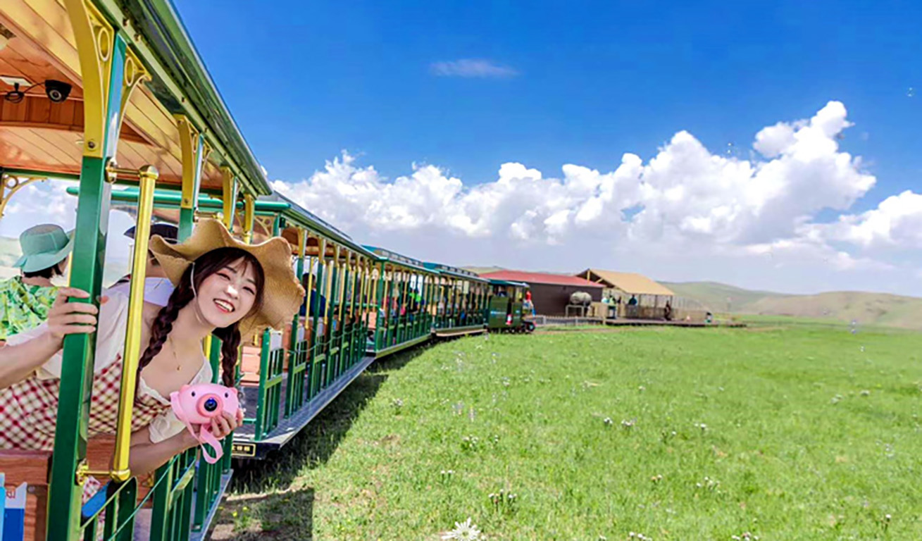 火山 草原 黄花沟 响沙湾 成陵4日游-途牛