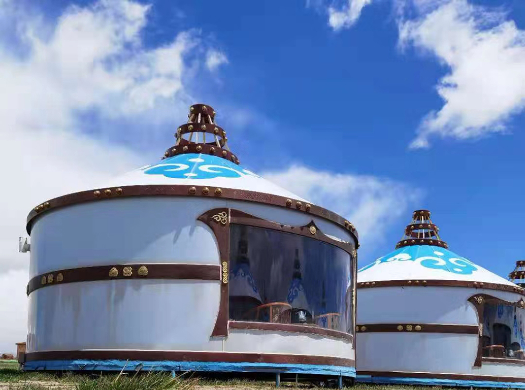 蒙古包参考2,需自备洗漱用品,拖鞋,对卫生条件要求较高的游客,可以