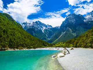 蓝月谷 景点模块