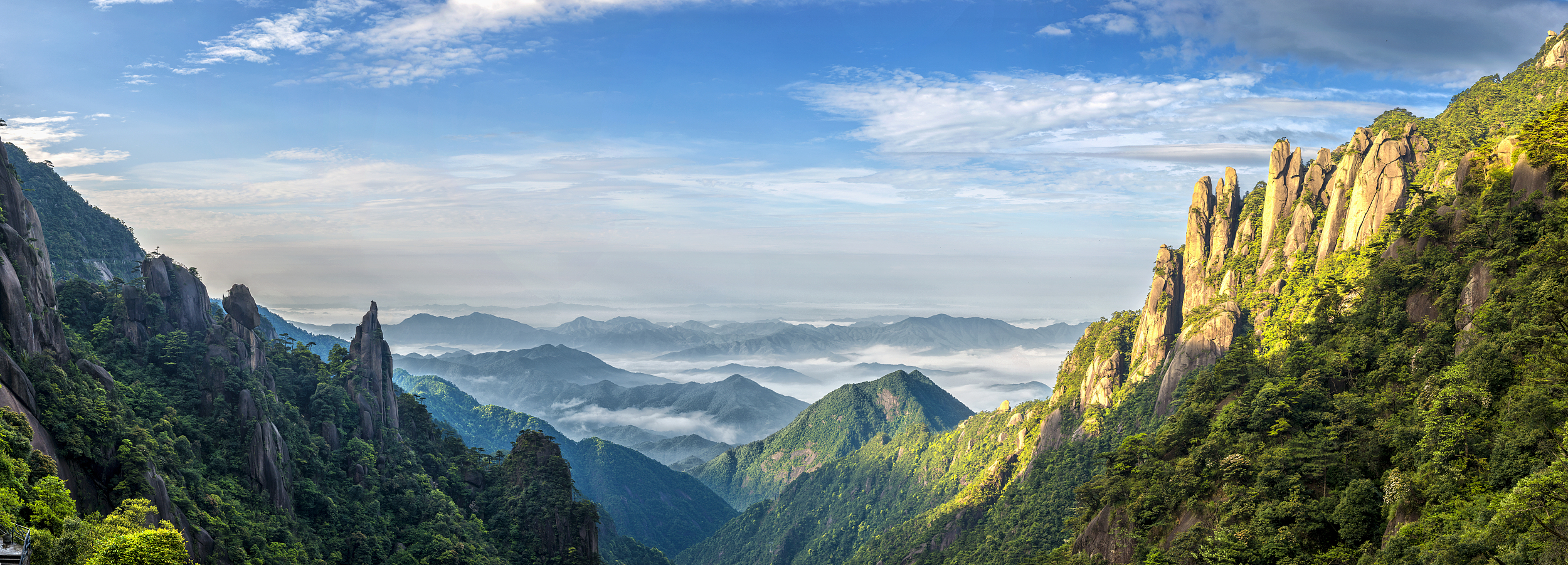  南昌-庐山-景德镇-婺源篁岭-三清山6日游>12人起全景,0购丨1晚庐山顶