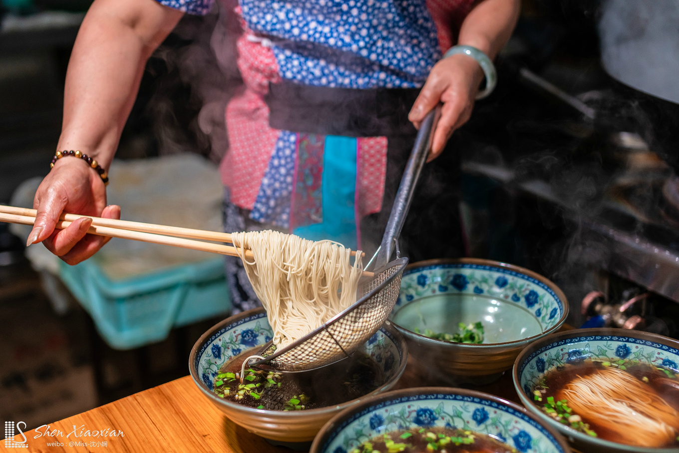 面馆的服务似乎打破了我们对江南人的温婉